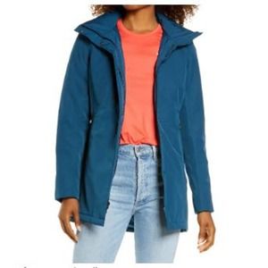THE NORTH FACE Ancha Hooded Waterproof Parka In Monterey Blue XS NWT
